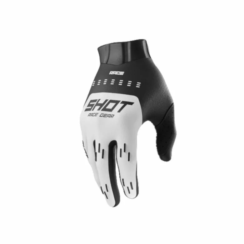 Gants Shot Race Gear - Race Evo blancs