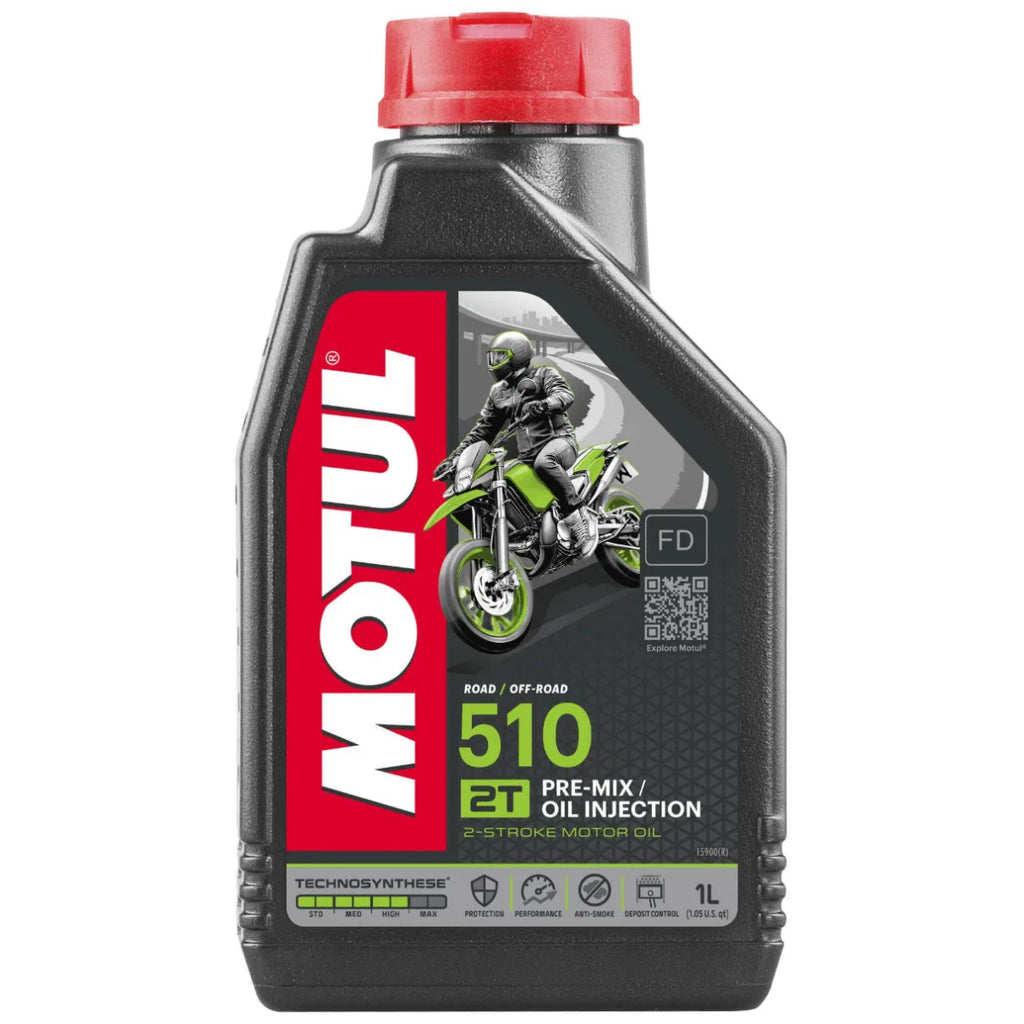 Motul 510 Oil 2 Stroke Engine (1L) - Huile Motul 510 pour moteur 2 temps (1 L) - 27-L511