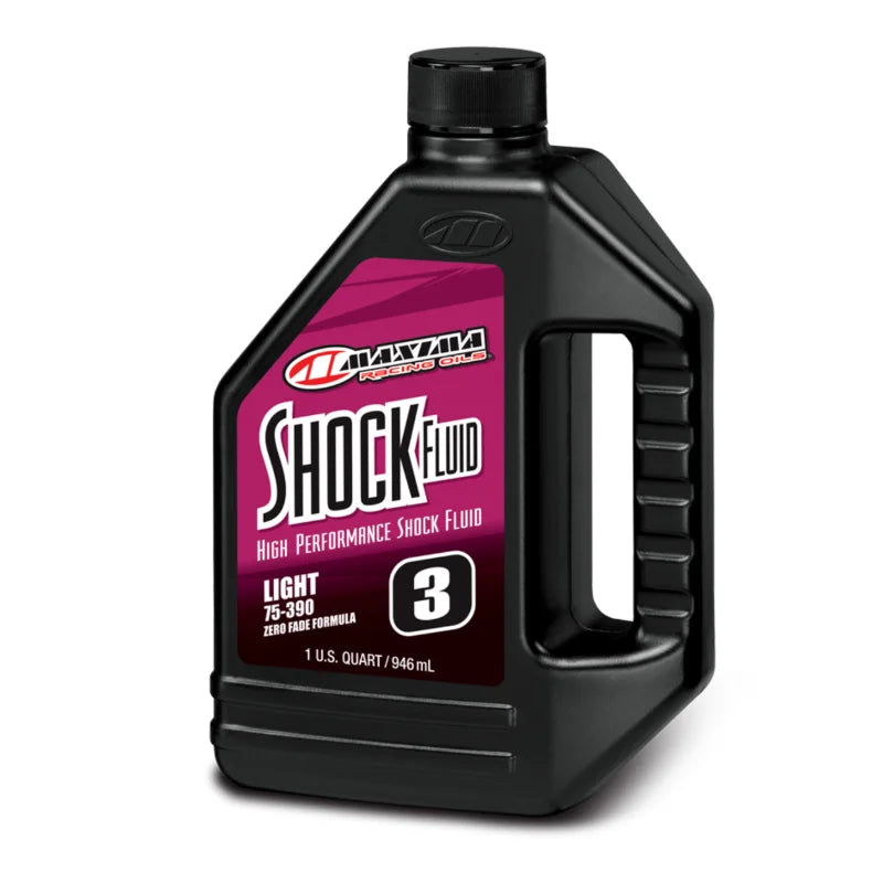 Huile d’amortisseur Maxima Shock Fluid Light 75/390 3WT (1L) - 58901L