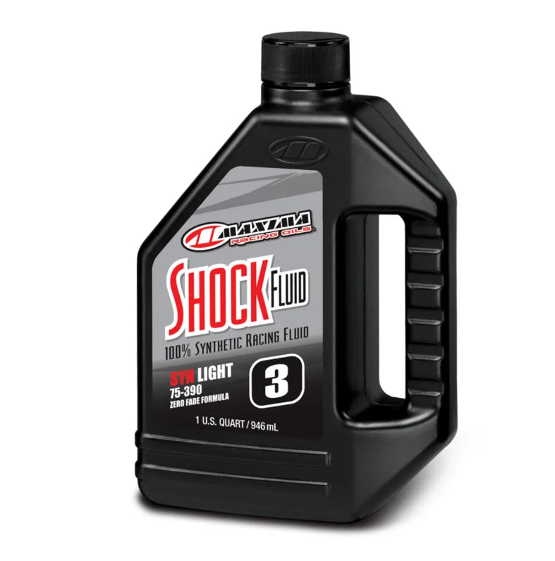 Huile d’amortisseur synthétique Maxima Racing Shock Fluid Light 3WT (946ml) - 50-57901