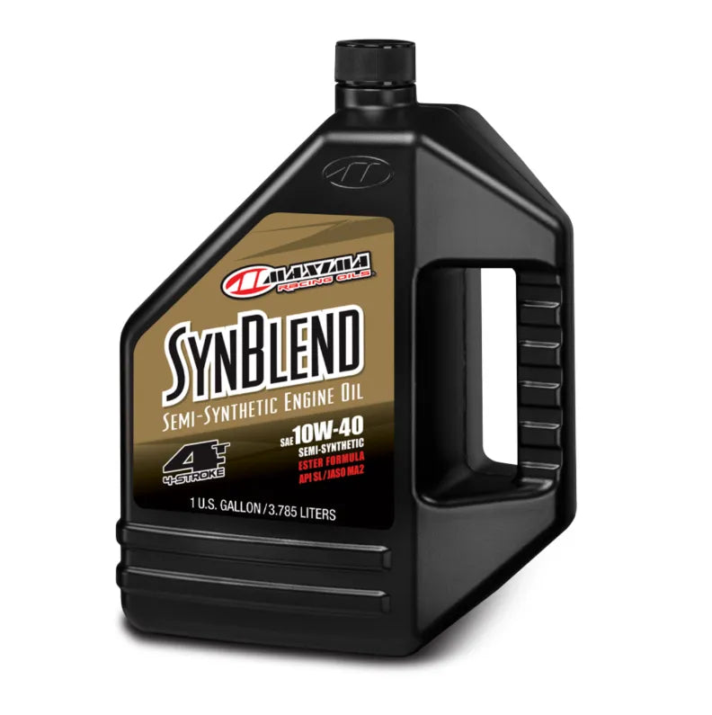 Huile moteur Maxima Syn Blend 10W-40 semi-synthétique Maxum4 (3.785L) - 349128B