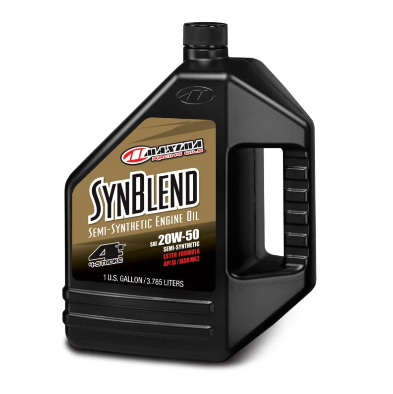 Huile moteur Maxima Syn Blend 20W-50 semi-synthétique Maxum4 (3.785L) - 359128B)