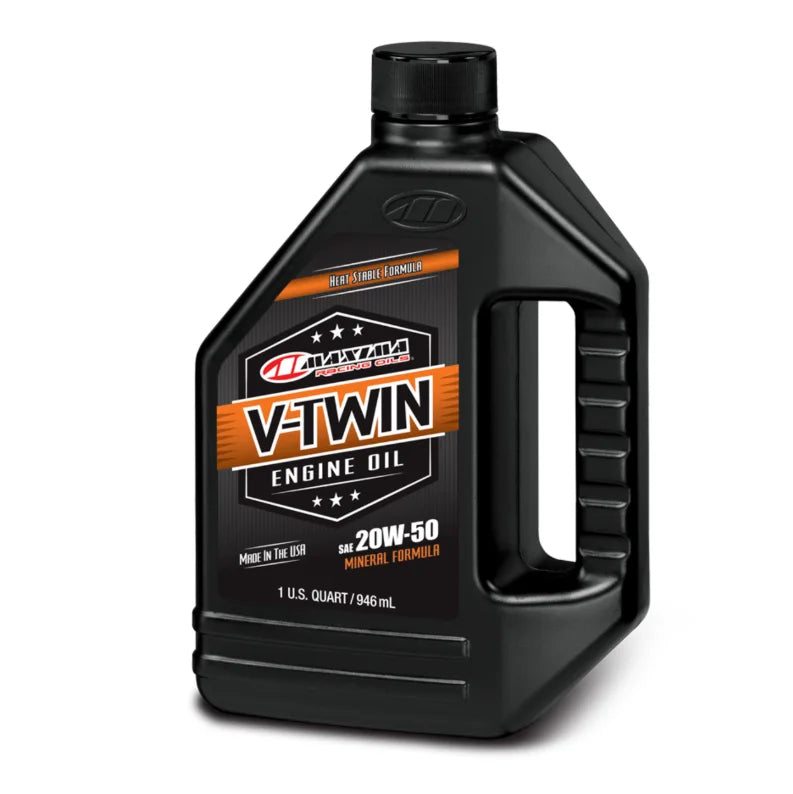 Huile moteur Maxima V-Twin Mineral 20W-50 (1L) - 30-06901