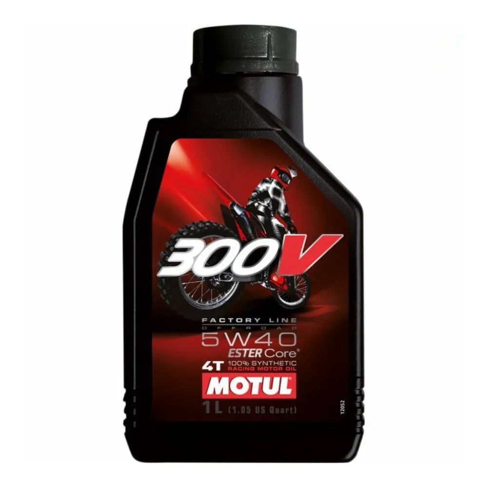 Huile moteur Motul 300V Off Road 5W-40 100% synthétique (1L) - 104134