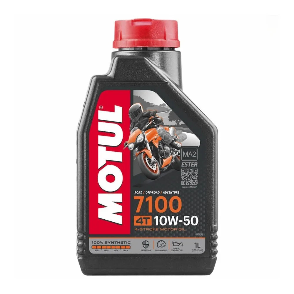 Huile moteur Motul 7100 10W-50 100% synthétique Ester (1L) - 104097