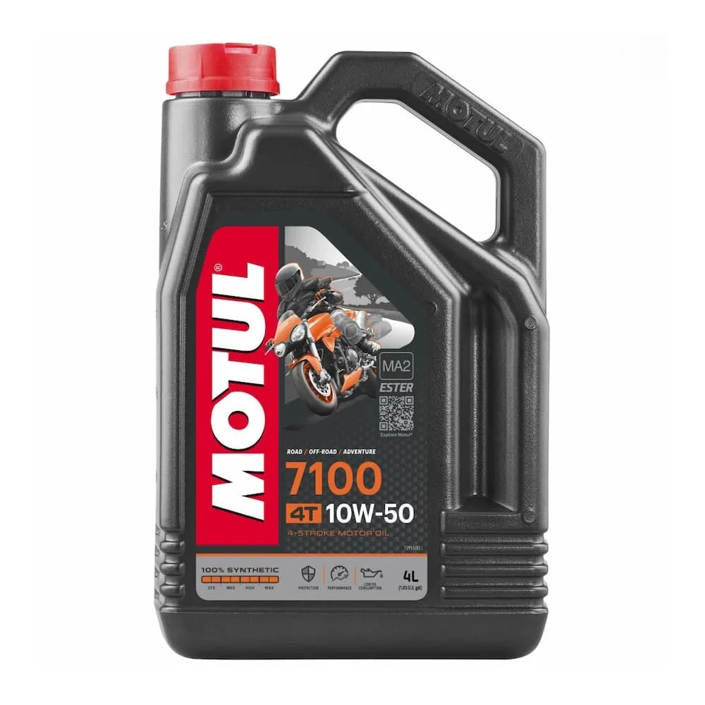 Huile moteur Motul 7100 10W-50 100% synthétique Ester (4L) - 104098