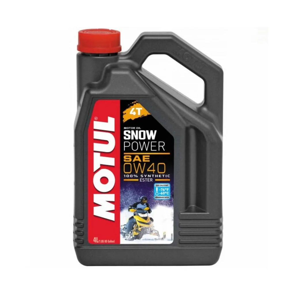 Huile moteur Motul Snowpower 4T 0W-40 Technosynthese Ester (4L) - 105892