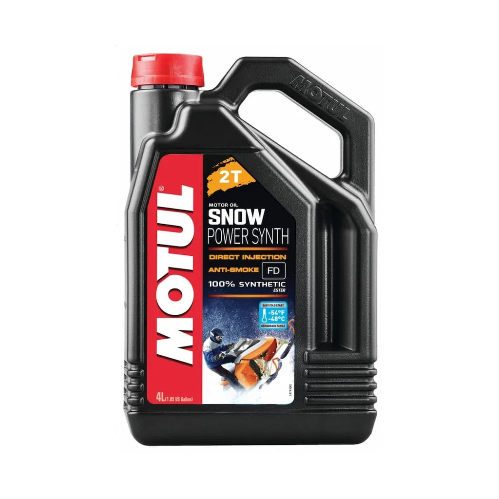 Huile moteur Motul Snowpower Synth 2T 100% synthétique (4L) - 108210