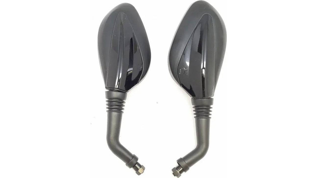KIT MIROIR FUZION NOIR (GAUCHE ET DROIT) RF5-3-3 (SCOOTTERRE OEM)