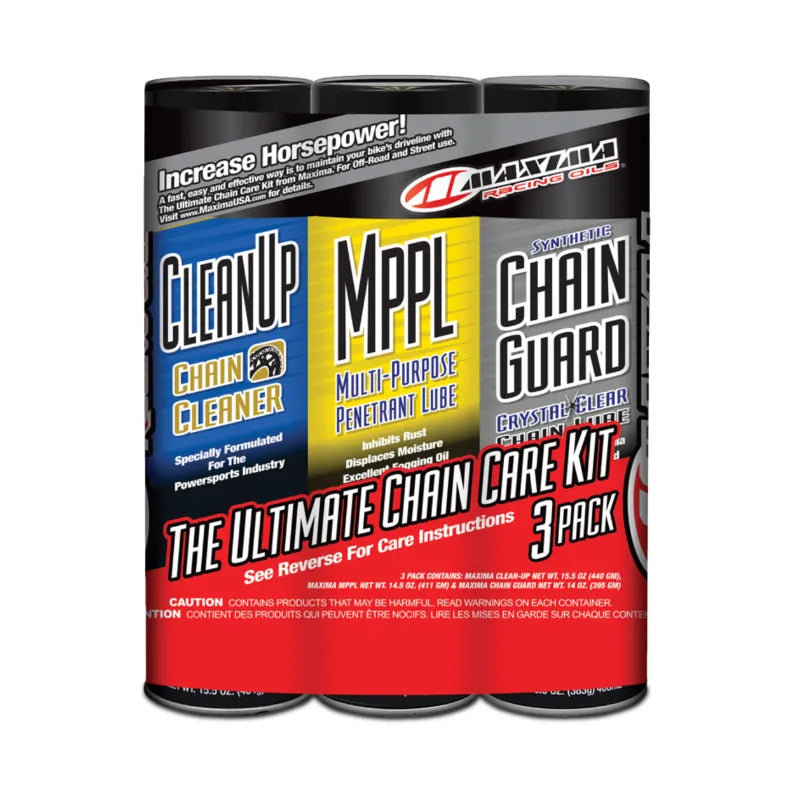 Kit d’entretien pour chaîne Maxima Syn Chain Care – 3 produits - 70-779203