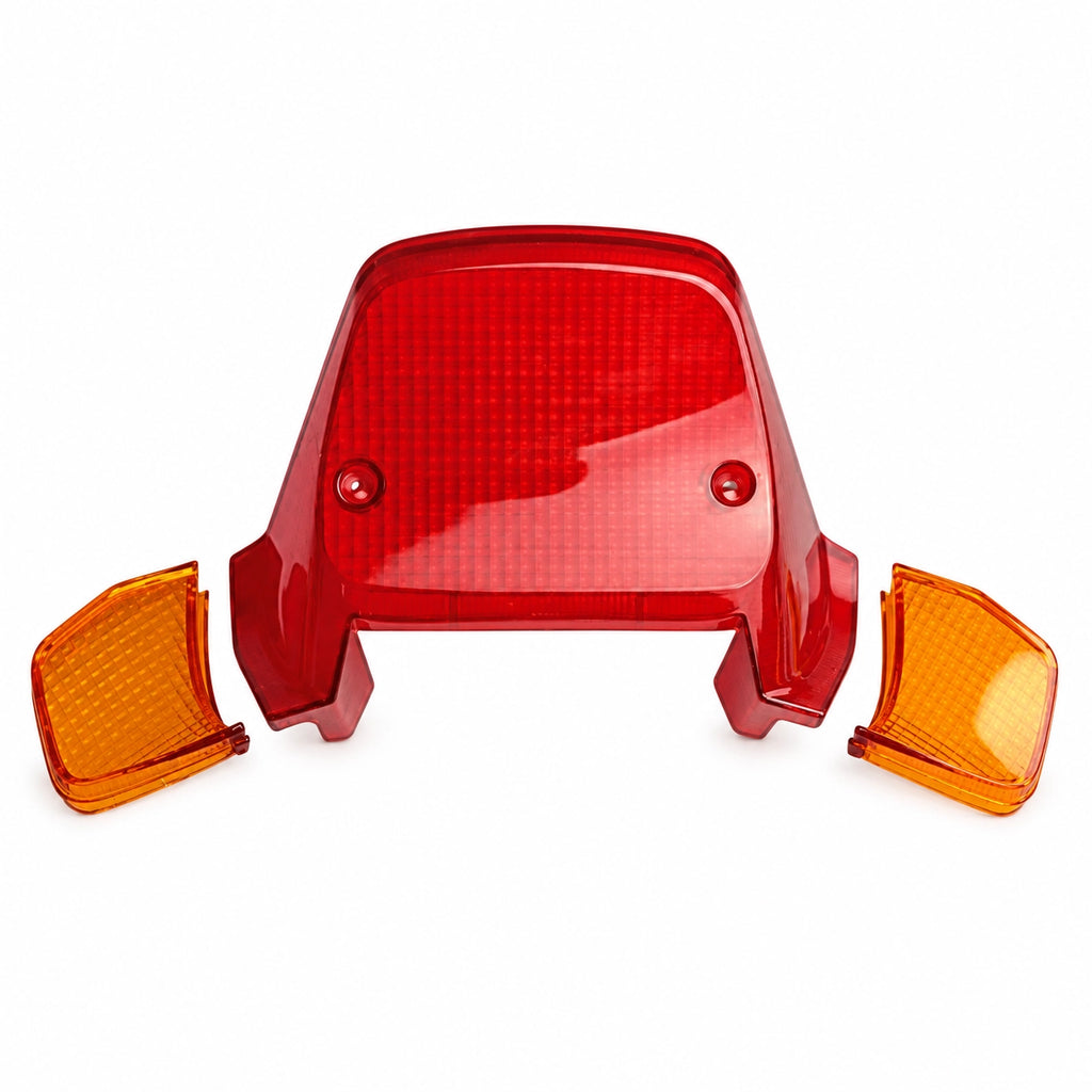 Ensemble de Lentilles Rouge et Orange de Feu Arrière pour Yamaha Bws/Zuma 2002-2011