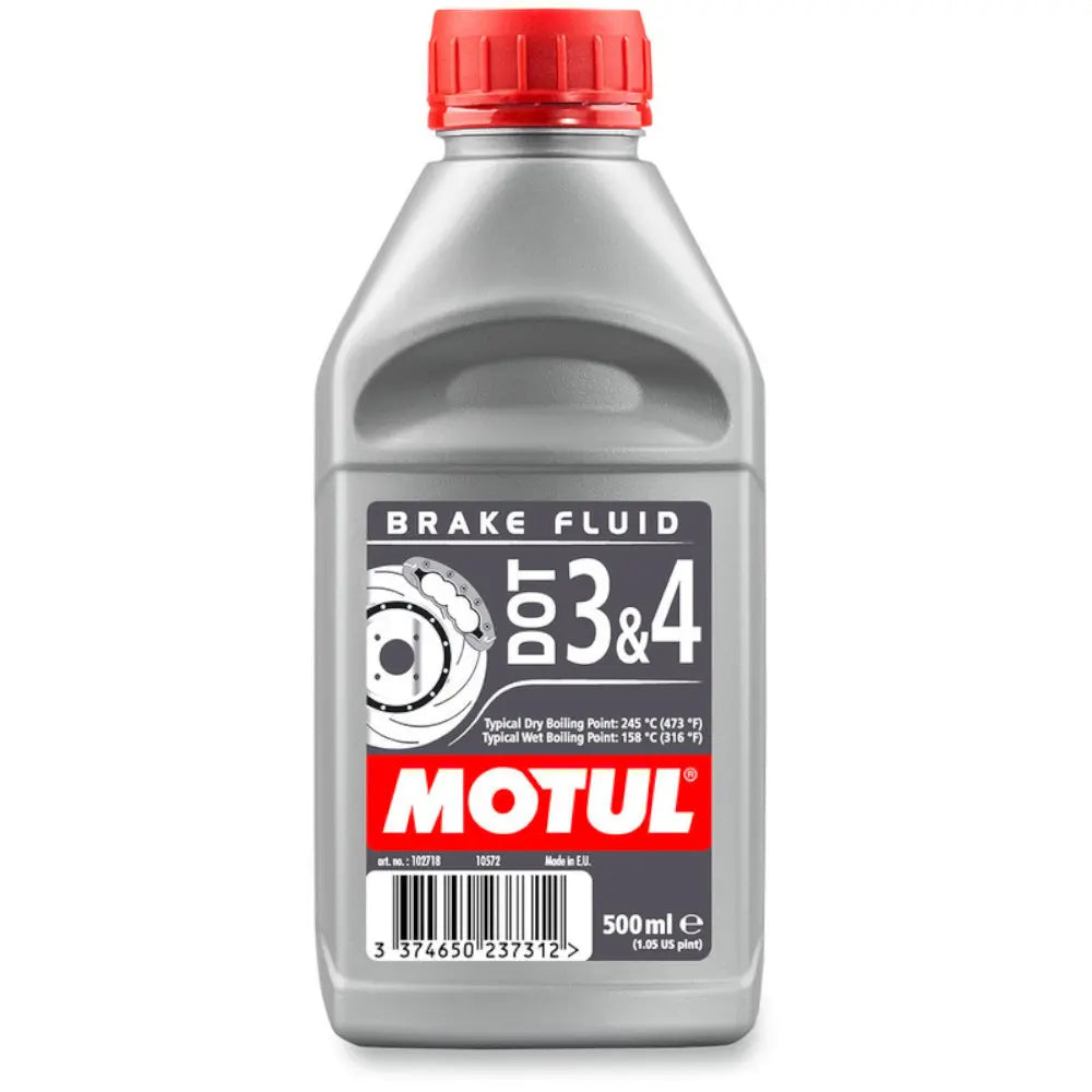 Liquide de Frein Motul DOT 3 & DOT 4 100% Synthétique (500ml)