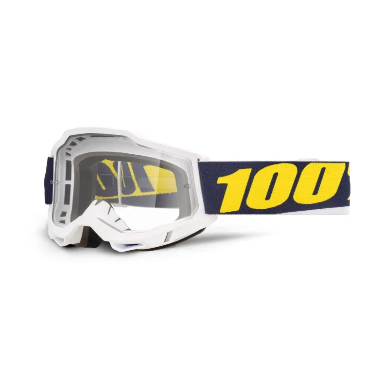 Lunettes de motocross 100% Accuri 2 Torc (Lentille claire ou miroir argent) - CLAIRE