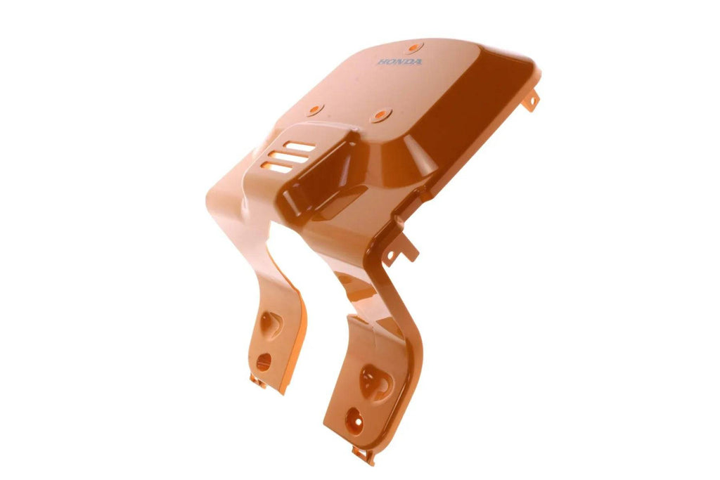 Front Battery Cover Orange Honda OEM (Ruckus 50) - Couvercle de Batterie Avant Orange Honda OEM (Ruckus 50) - 64300-GGA-650ZC