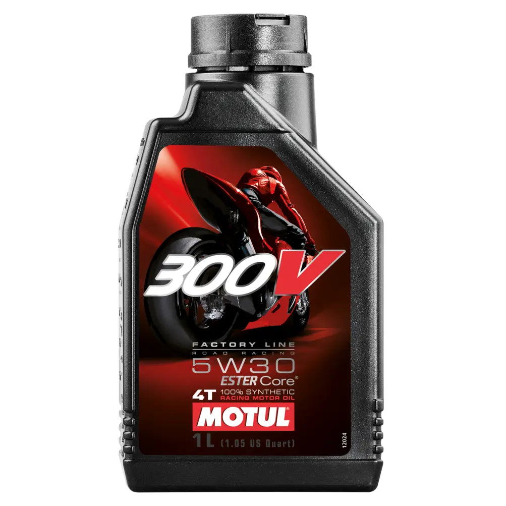 huile motul 300v factory line road 4t 5w30 100 synthétique ester core 1 litre
