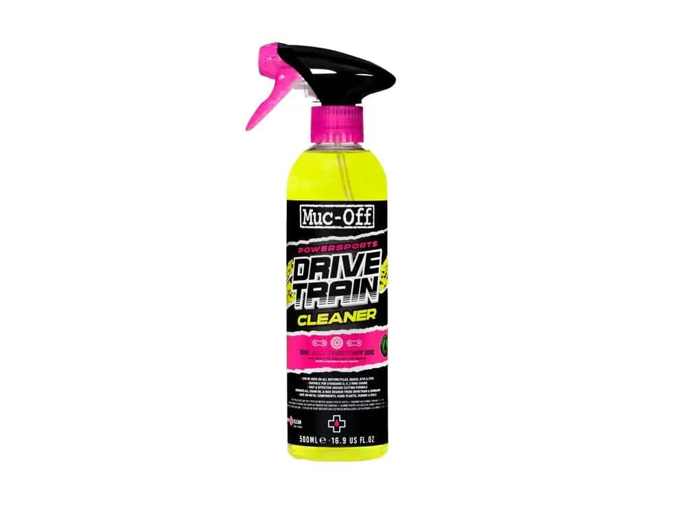 Got a load of grime, mud or oil building up on your machine’s chain and sprockets? Then reach for our Powersports Drivetrain Cleaner! This product will make light work of the toughest of residue from all drivetrain areas, thanks to its fast and effective biodegradable formula. So there’s no need to worry next time you’re out riding on a muddy or wet day, as we’ve got you covered.