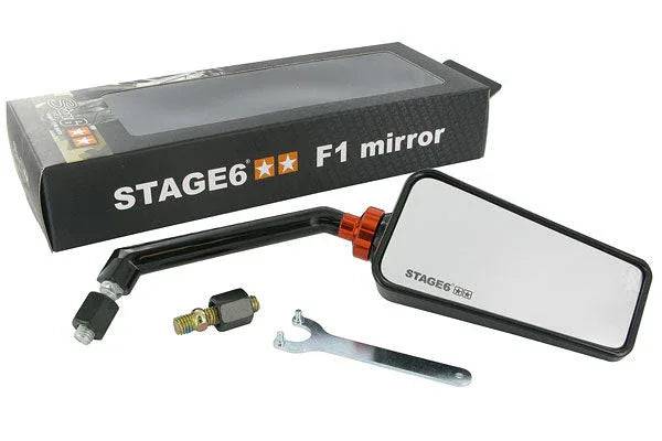 Mirror Stage6 F1 Right Side (M8) - Rétroviseur Stage6 F1 Côté Droit (M8) - S6-SSP630-2R/BK
