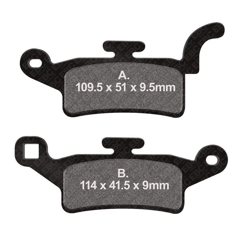 Plaquettes de frein EBC Brakes série FA492 avant (Yamaha BWS 125) - SFA492