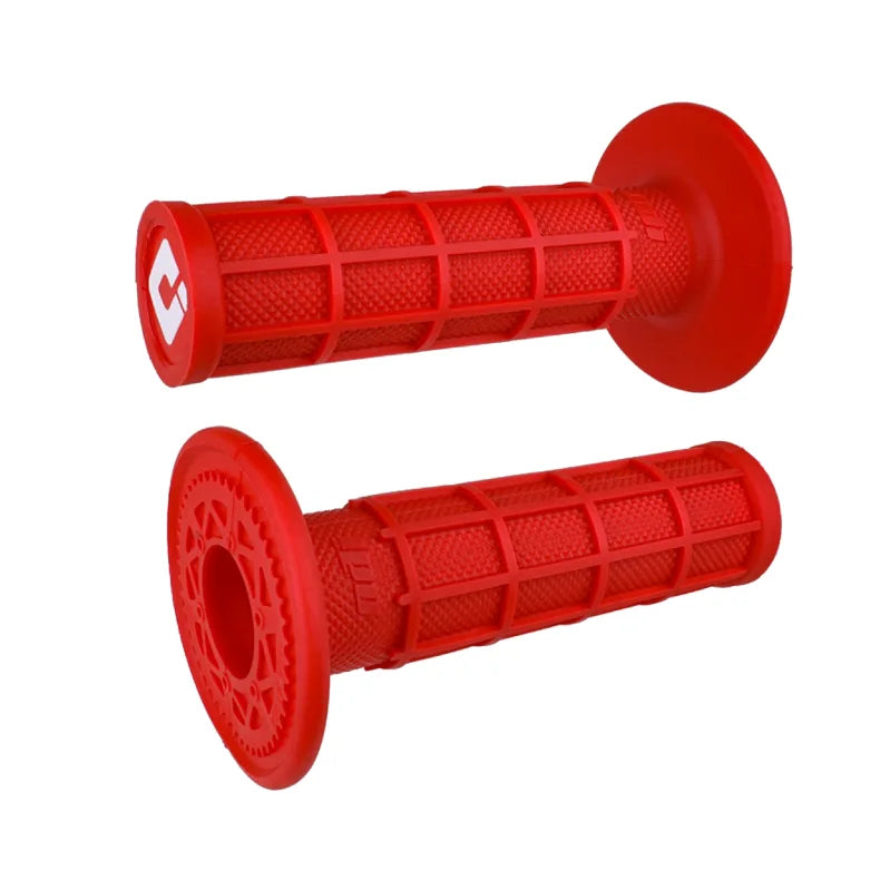 Poignées ODI Ruffian Full-Waffle MX 1-Ply - ROUGE