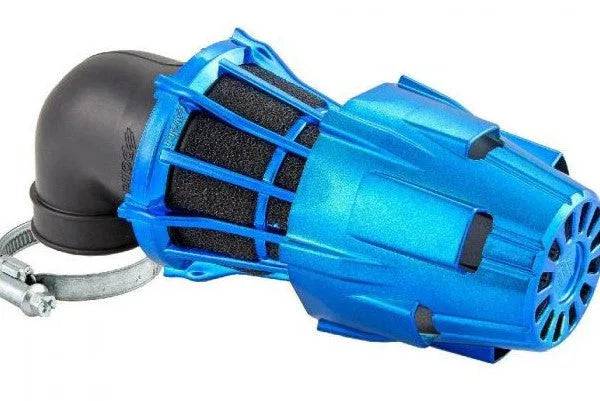 Polini Air Filter 90° 48mm - Filtre à air Polini 90° 48mm - Blue : 203.0163