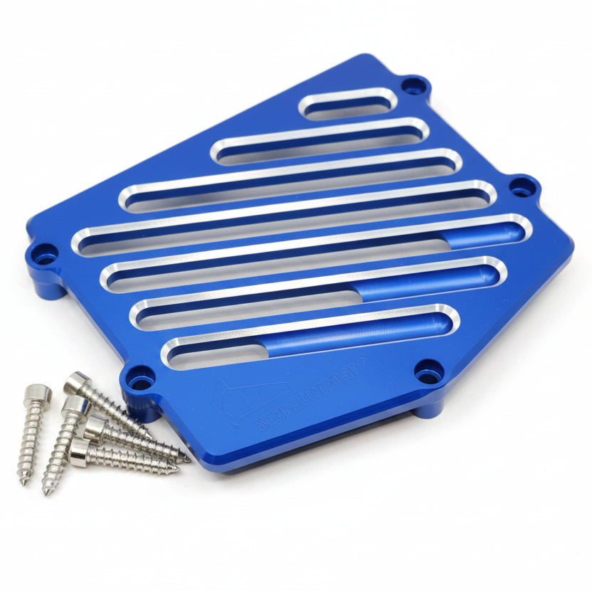 Radiator Cover Blue V2 CNC (Bws/Zuma 50F & 50X) 2012+