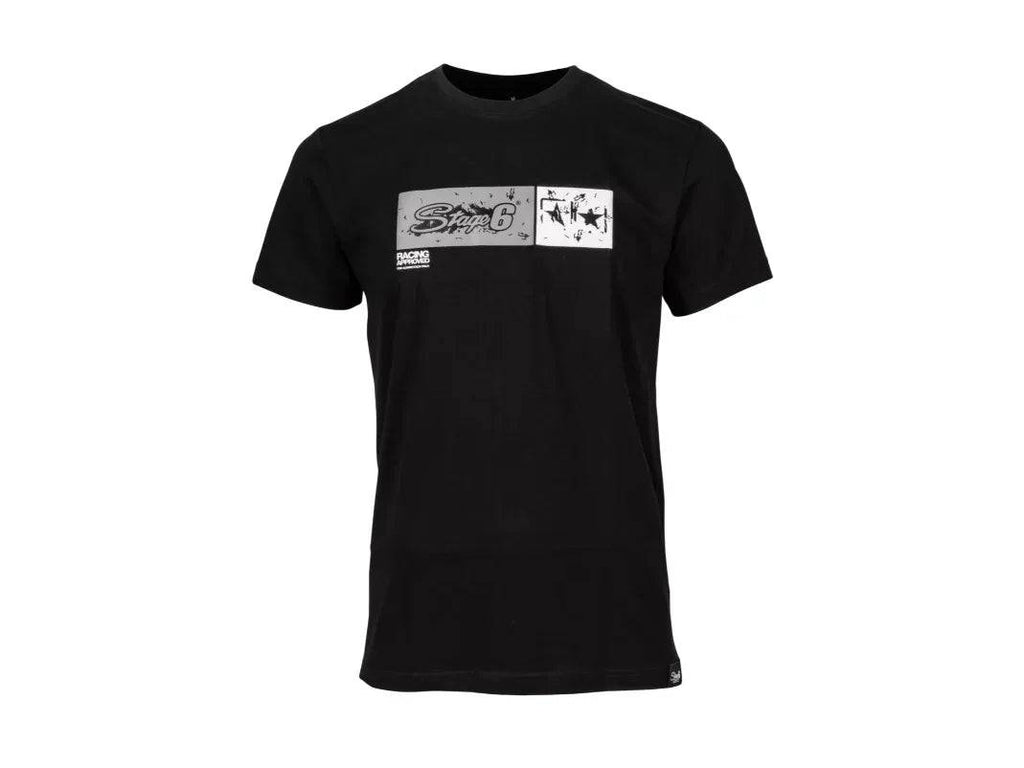 In addition to its robust quality, the T-shirt is also testament to a commitment to environmental and fair trade practices.
The short-sleeved shirt is particularly robust thanks to its 200 g/m² weight and is extremely comfortable to wear. The Stage6 chest logo is a high-quality and durable multi-color screen print.