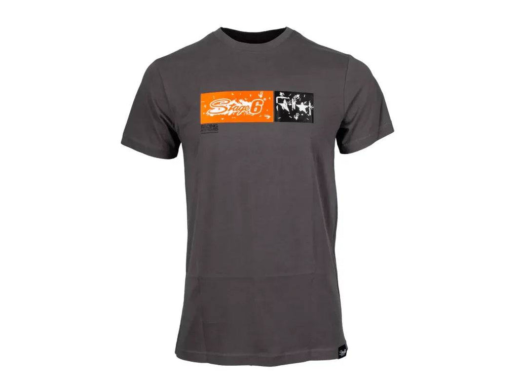 In addition to its robust quality, the T-shirt is also testament to a commitment to environmental and fair trade practices.The regular fit T-shirt has a classic men's cut with a round neck and set-in sleeves. No wild patterns or frills, just a classic single color with the Stage6 Racing Approved logo on the chest and bottom hem.