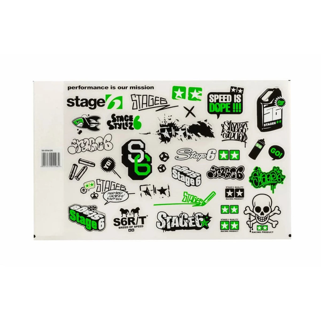 Sticker Set Stage6 A4 - S6-0504/GR