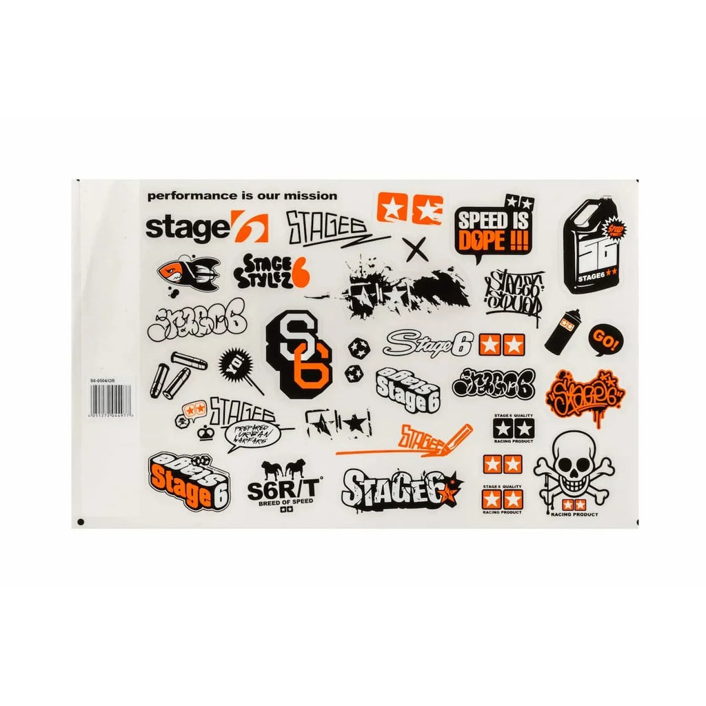 Sticker Set Stage6 A4 - S6-0504/OR