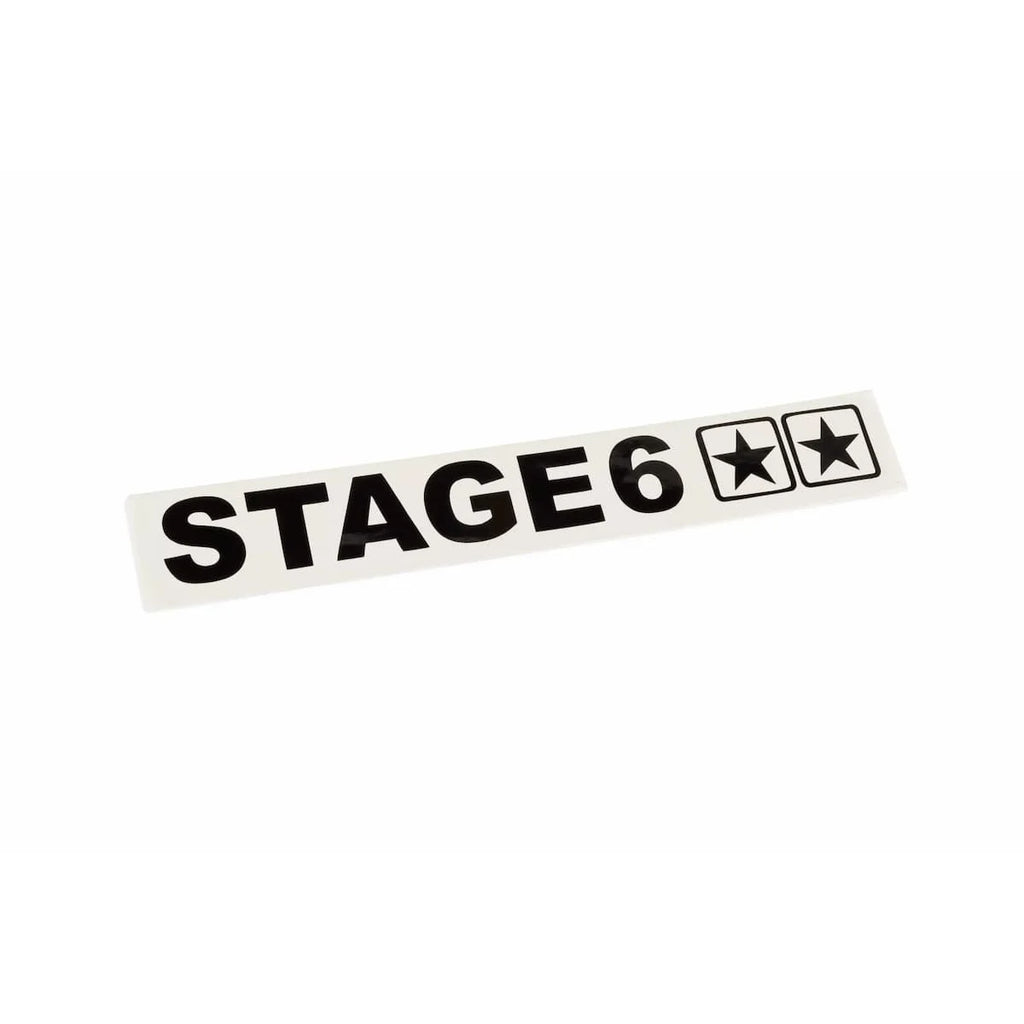 Sticker Stage6 Plotted Black (110x33mm) - S6-0520/BK
