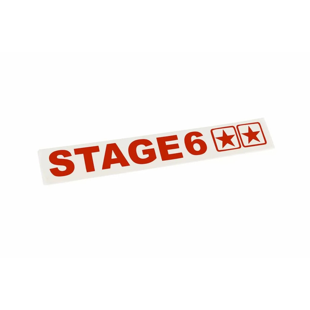 Sticker Stage6 Plotted Red (110x33mm) - S6-0520/RE