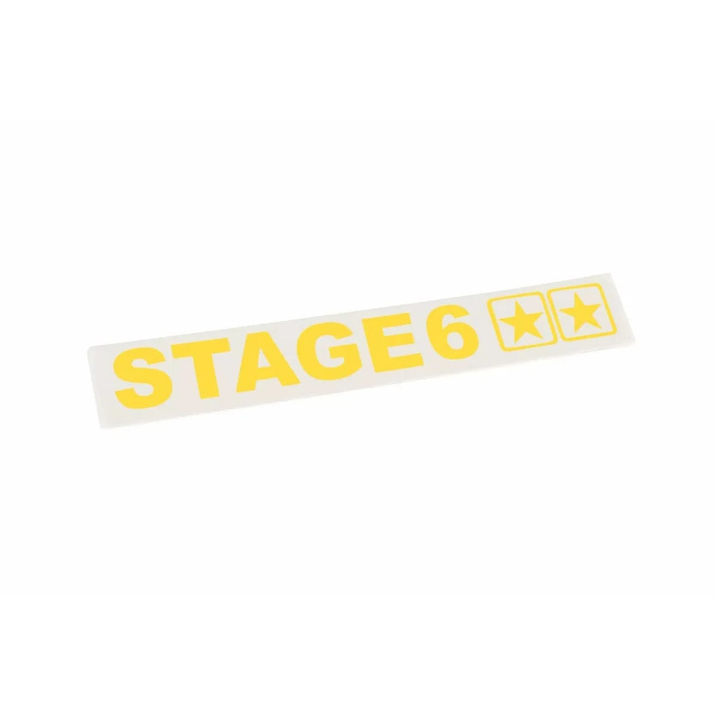 Sticker Stage6 Plotted Yellow (110x33mm) - S6-0520/YE