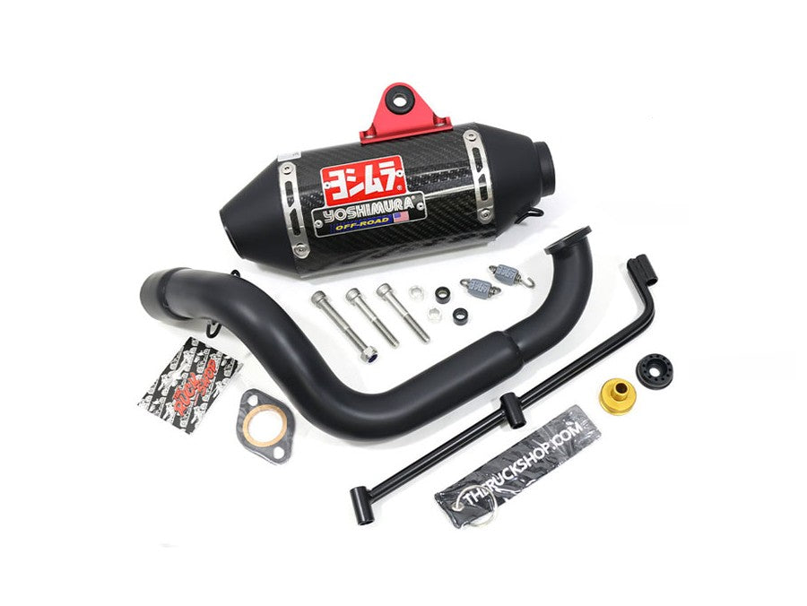 Exhaust Yoshimura RS-2 Carbon Black V2 Short Fatty GY6 125-180cc
