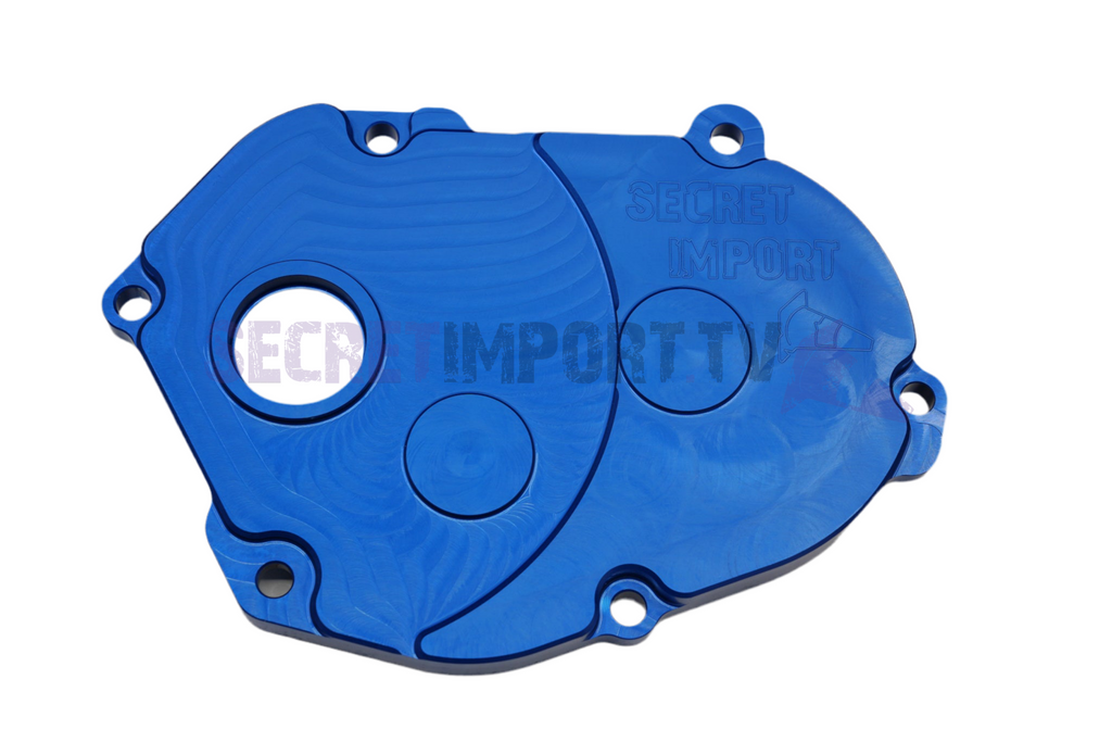 Blue High Quality Secret Import CNC Gearbox Cover (BWS/ZUMA 2002-2011)