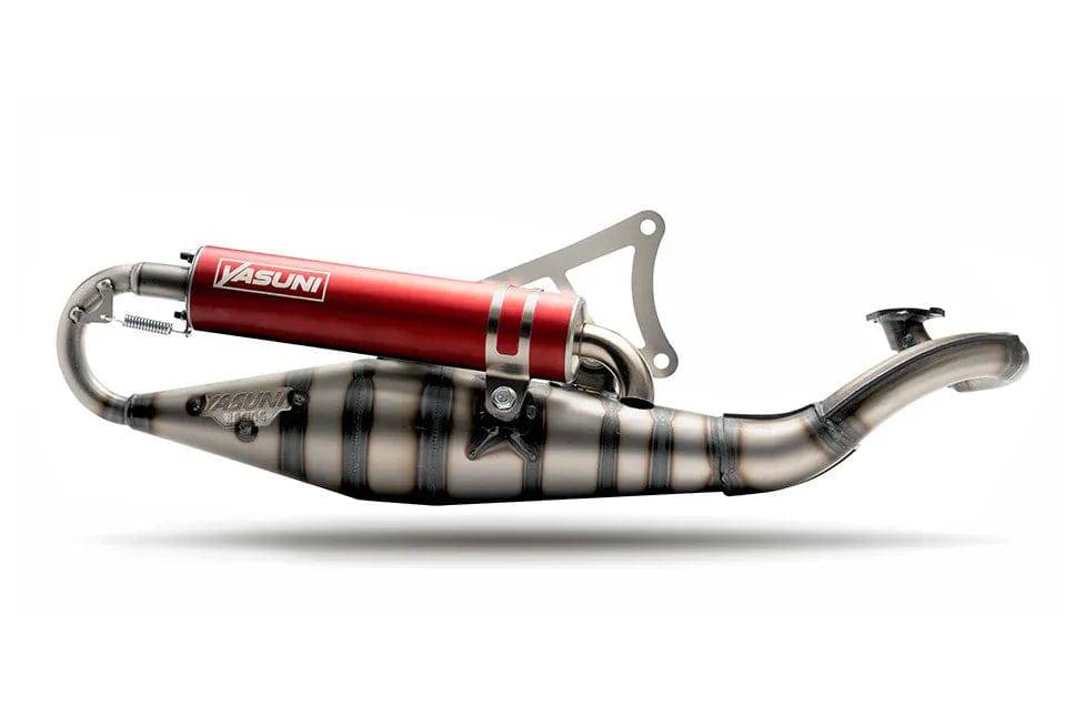 Exhaust Yasuni C10 Minarelli Horizontal - Pot d'échappement Yasuni C10 Minarelli horizontal - TUB317-1R