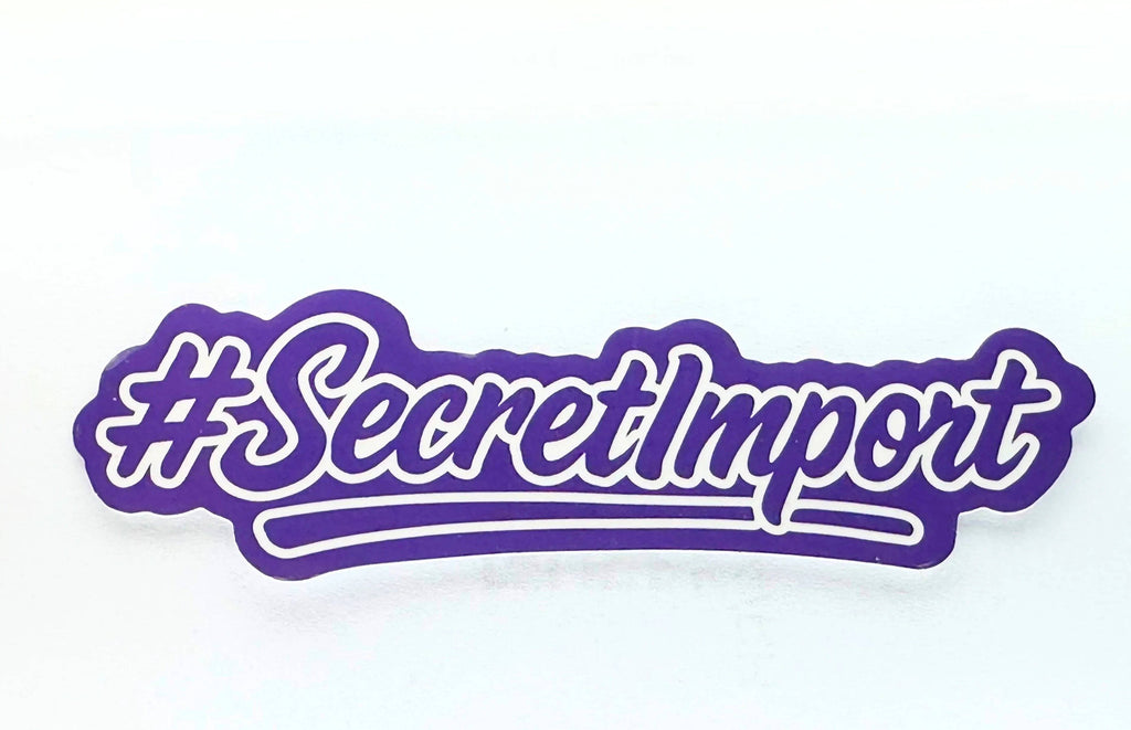 Secret Import Hashtag Stickers