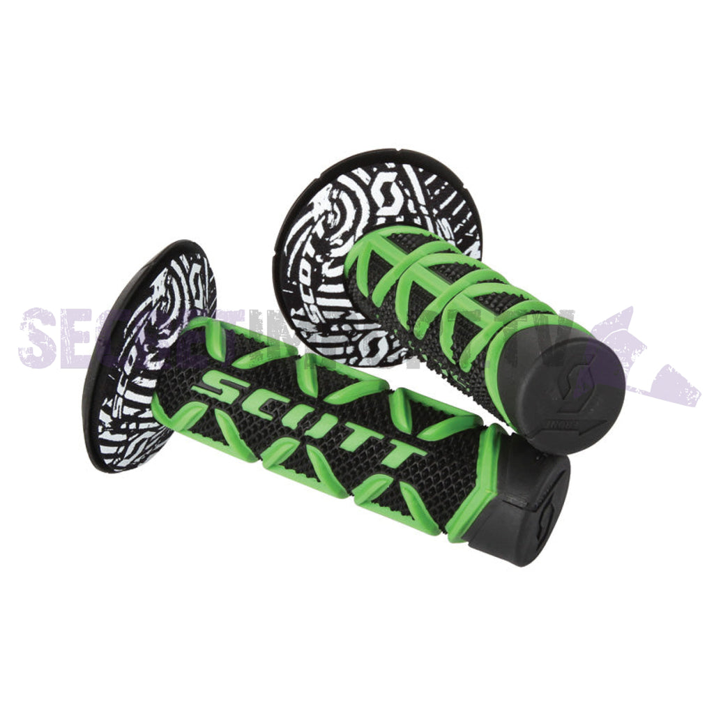Diamond MX Grips With Donuts Vert/Noir