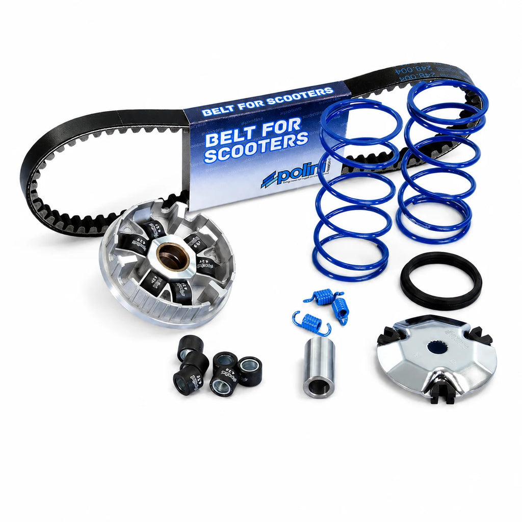 kit variateur et courroie Polini Hi-Speed avec galets et ressorts pour Minarelli - 241.670.1