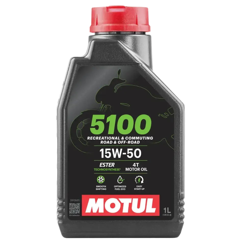 huile motul 5100 4t 15w50 technosynthese ester api sp jaso ma2 1 litre