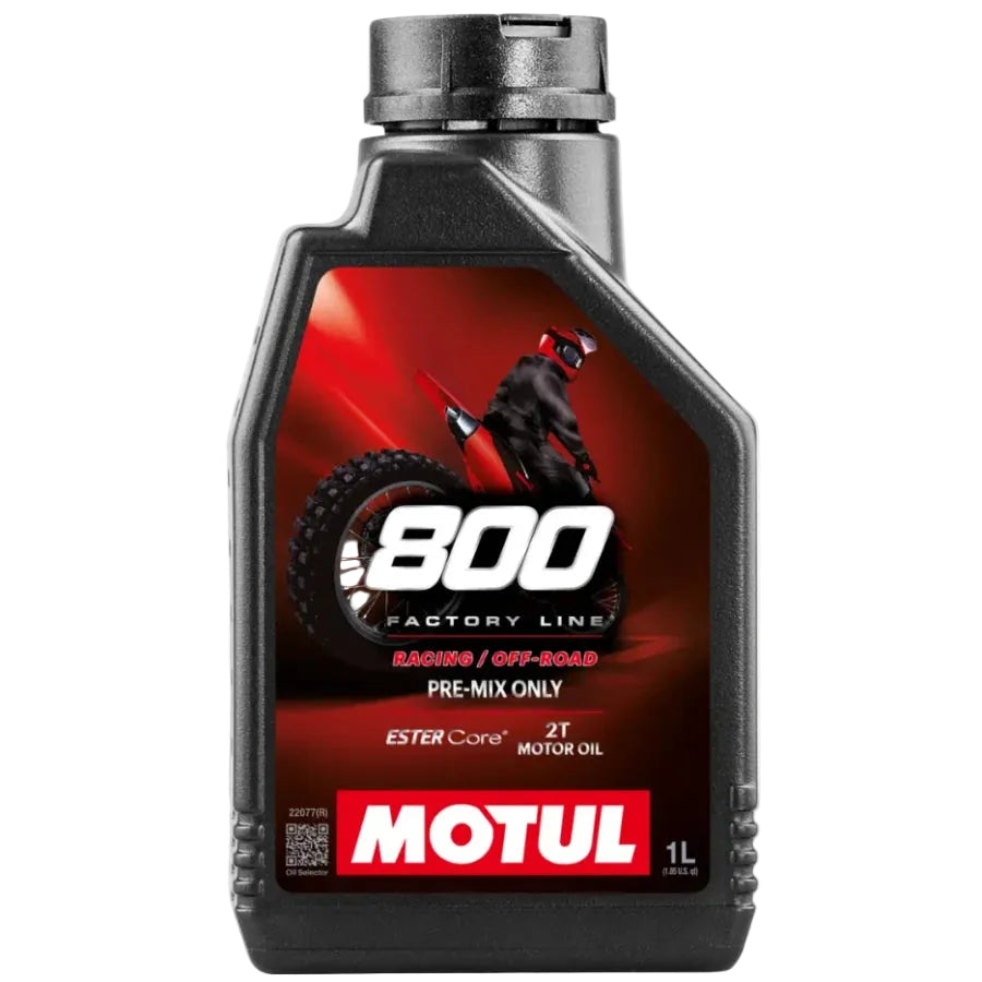 Huile Motul 800 2T Factory Line Off-Road 100% Synthétique 4L