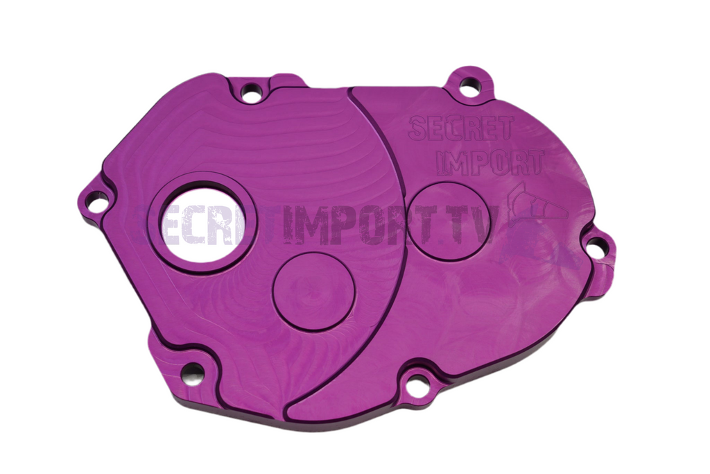 Purple High Quality Secret Import CNC Gearbox Cover (BWS/ZUMA 2002-2011)