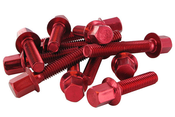 Str8 Cvt Case Screws Red